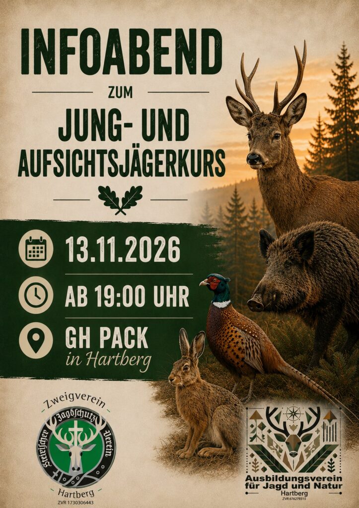 Flyer Jungjägerkurs